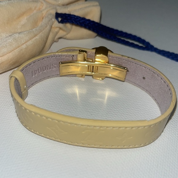 Louis Vuitton Beige Leather Bracelet - Picture 3 of 9